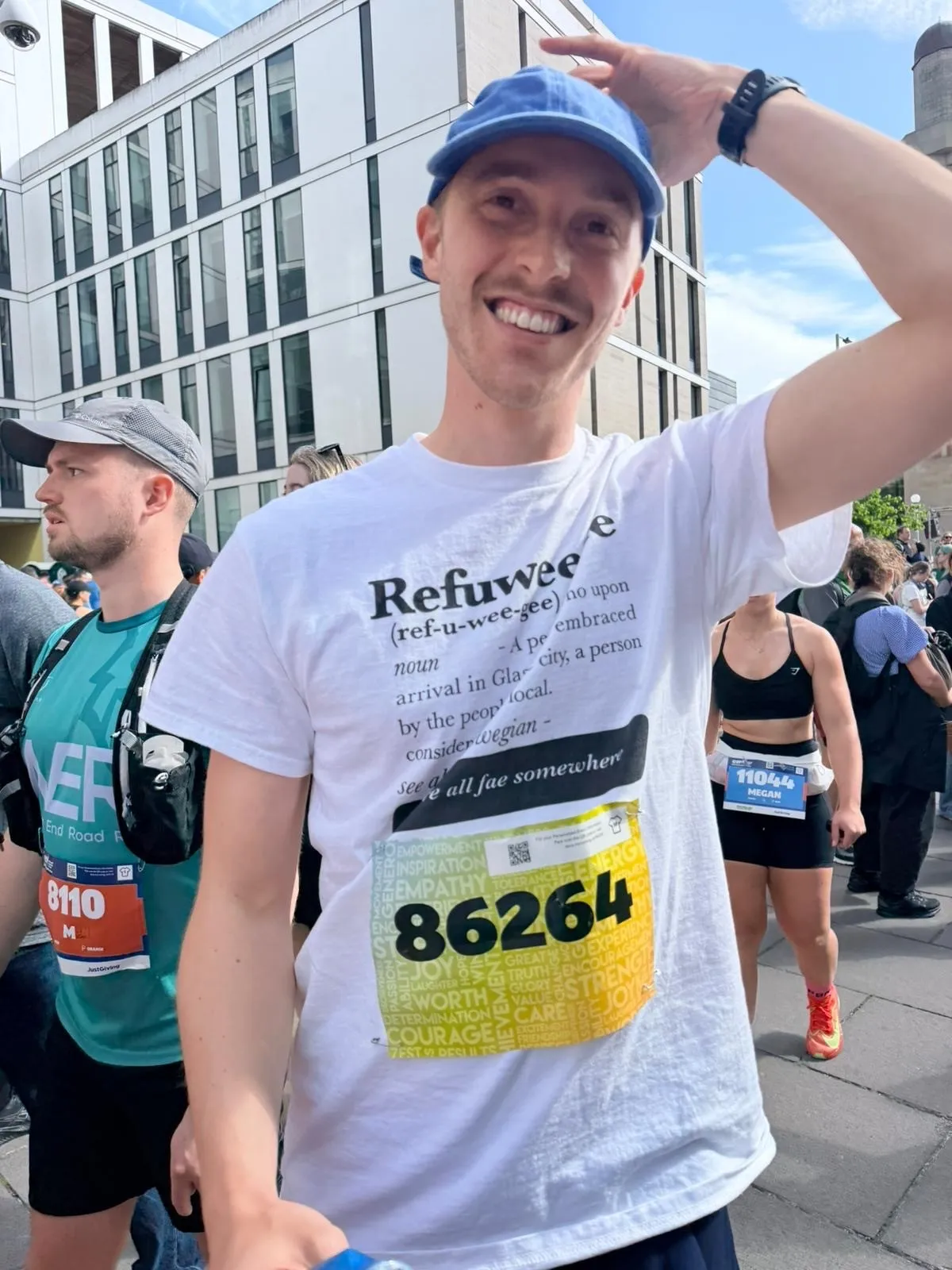 Runner marathon Ewan McNally